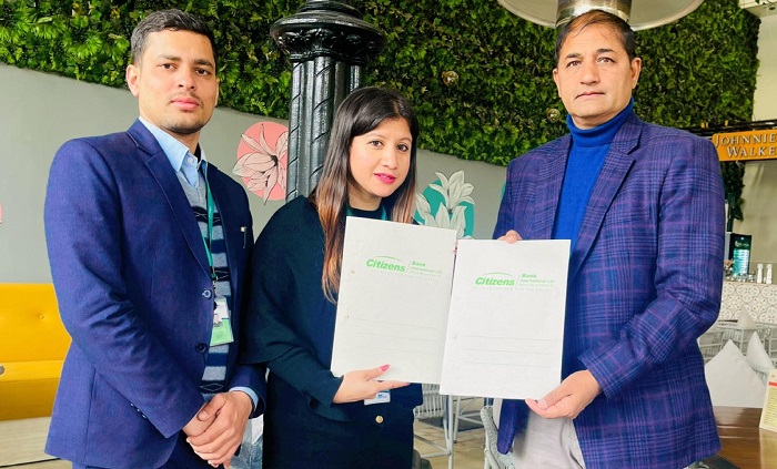 सिटिजन्स बैंकका ग्राहकले ओरिएन्ट क्याफेमा छुट पाउने