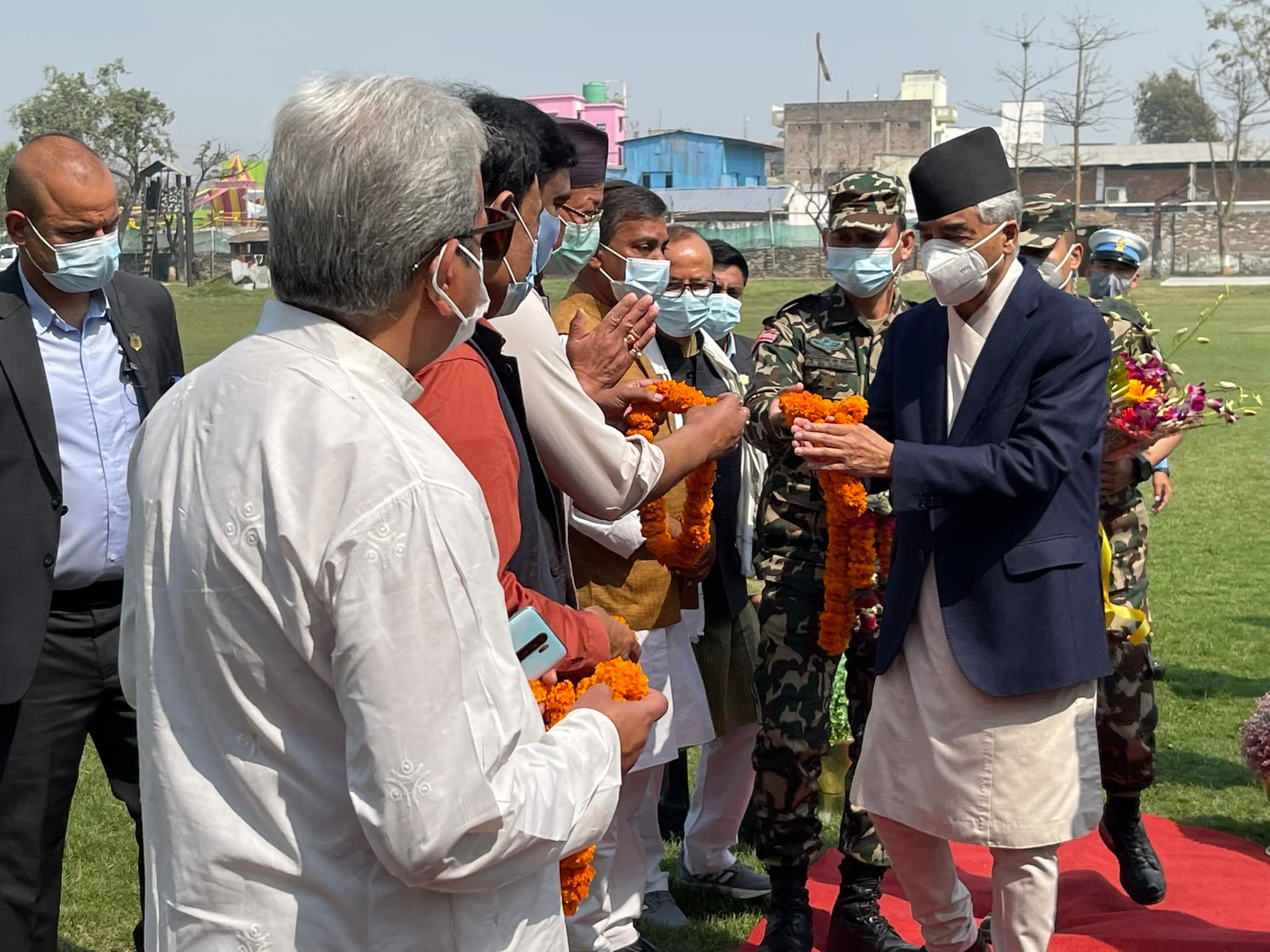 प्रधानमन्त्री देउवा वीरगञ्जमा