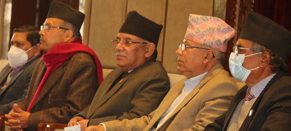 प्रचण्ड–नेपाल समूहका सांसदको भेलाः प्रचण्डलाई संसदीय दलको नेता बनाउने, संसद बोलाउन राष्ट्रपतिलाई आग्रह गर्ने