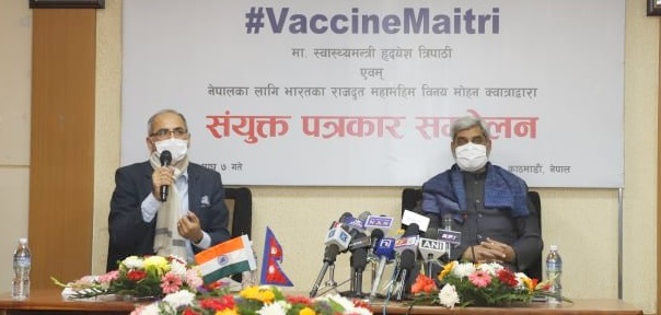 भारतले दियो कोरोना विरुद्धको १० लाख डोज खोप, भोली नेपाल आइपुग्ने