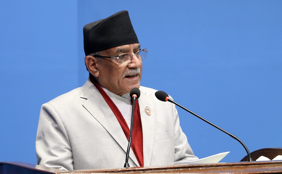 अर्थतन्त्रका संरचनागत, प्रणालीगत कमजोरी र नीतिगत त्रुटी सच्याउनु छ : प्रधानमन्त्री प्रचण्ड