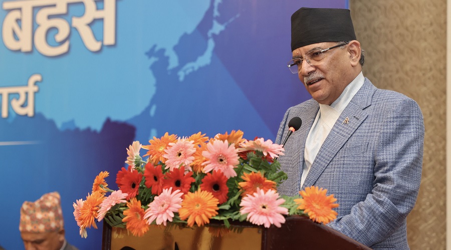सरकारी दस्तावेजमा विसंसँगै नेसं पनि उल्लेख गर्नुपर्ने निर्णय गर्दा गर्व लागेको छ : प्रधानमन्त्री दाहाल
