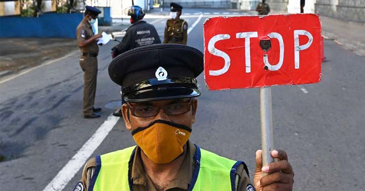 श्रीलङ्कामा आन्तरिक यात्रा प्रतिवन्धको समयावधि फेरि थप