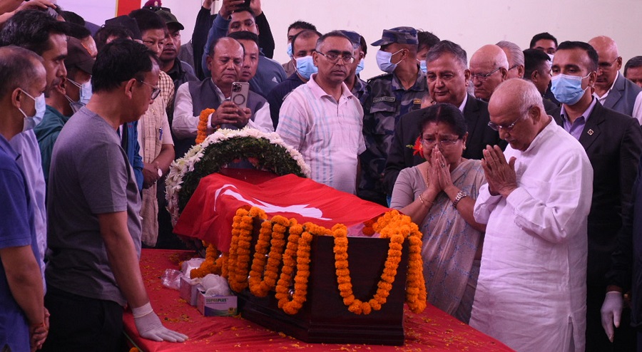 नेम्बाङको निधनमा एमालेले तीन दिनसम्म शोक मनाउने