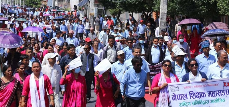 सरकार र आन्दोलनरत शिक्षकबीच सहमति, प्रमुख माग संसद्‌मै लैजाने सरकारी आश्वासन