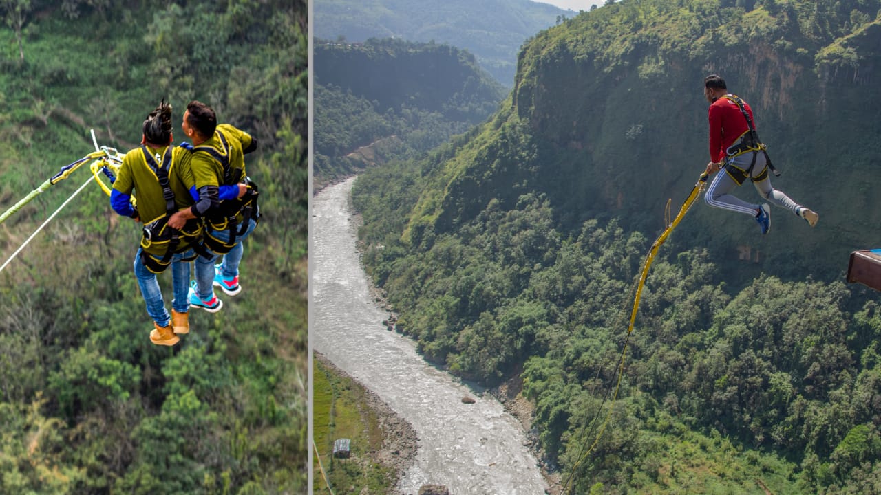 दशैंमा पनि खुल्लै छ एड्भेन्चर हब द क्लिफ, स्वीङ र टेण्डम स्वीङ गर्नेलाई छुट