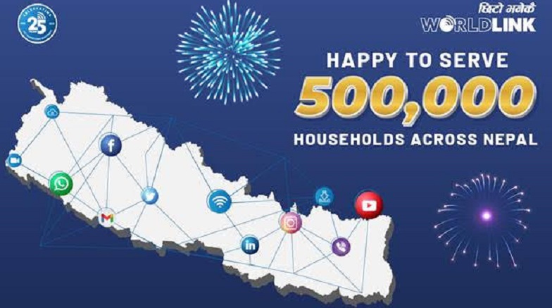 वर्ल्ड लिंकको सेवा ५ लाख घरधुरीमा पुग्यो, डायलअपदेखि एफटिटिएचसम्मको यात्रा