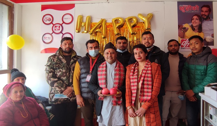 डिशहोम फाइबरनेटको सह–वितरक सोरुम सतुङ्गलमा