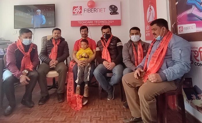 टिकाथलिमा डिशहोम फाईवरनेटको सह–वितरण सोरुमको समुद्धघाटन