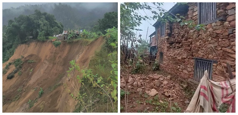 भूकम्पका कारण २० घर भत्किए
